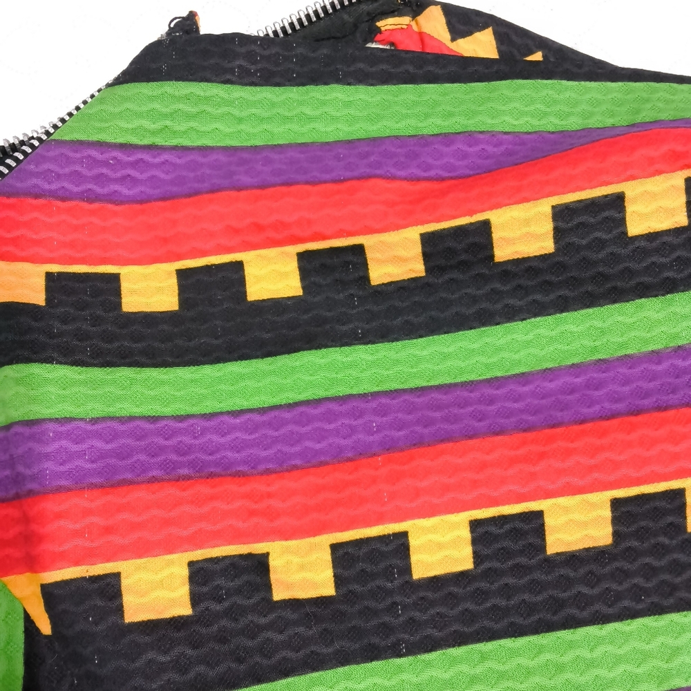 Vtg 1972 LANVIN Jules-François Crahay Striped Maxi Dress - As Seen in SATC Movie - Picture 9 of 11